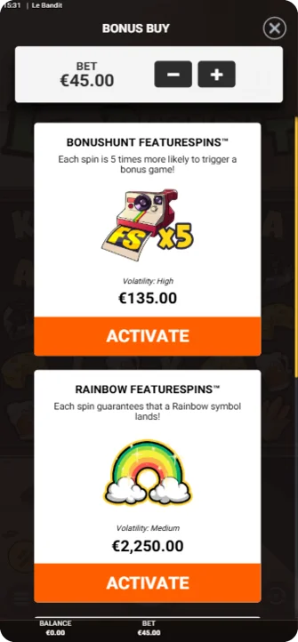 Bonus Buy