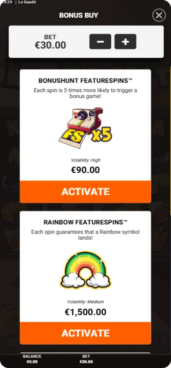 Buy Bonus