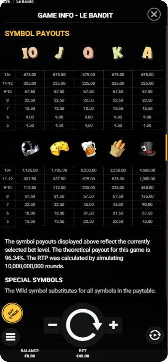Informations sur le jeu