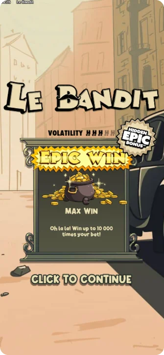 Le Bandit start game