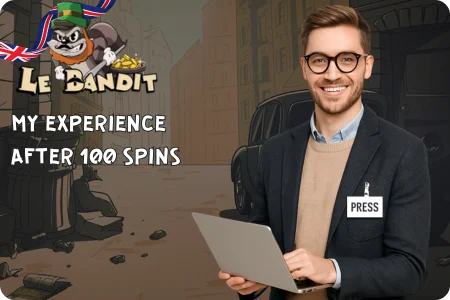 My experience after 100 spins at Le Bandit