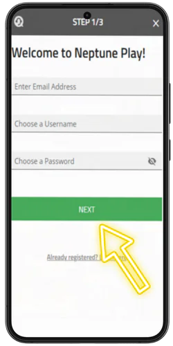 Register your account